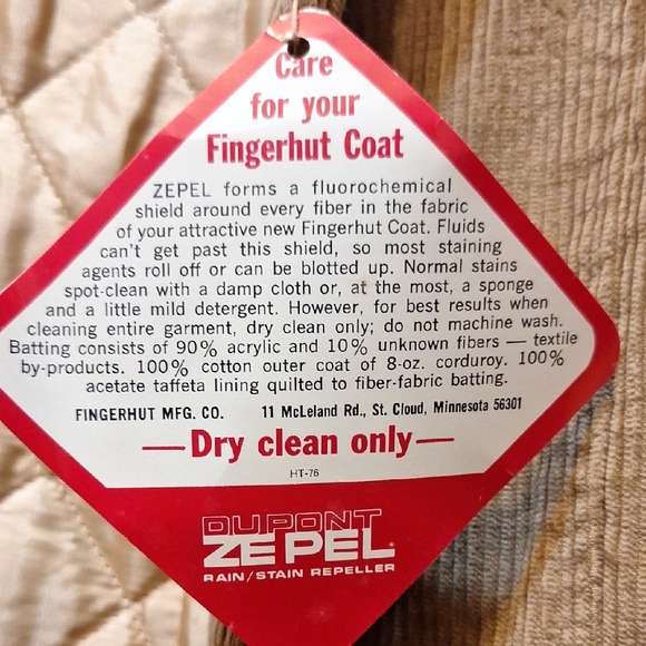 VINTAGE Corduroy Coat by Fingerhut Fashions Brown. USA… - Picture 6 of 6